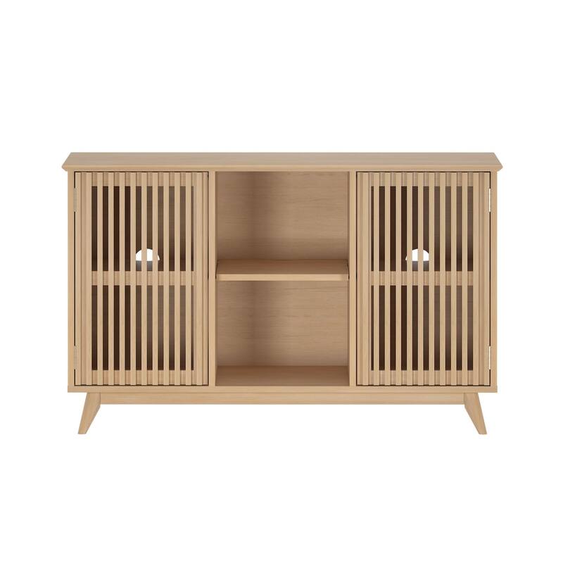 Plank and Beam Mid-Century Modern 2-Door TV Stand