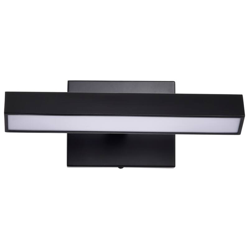 Mila 1 Foot LED Picture Light 3 CCT Selectable Black Finish Acrylic L ens