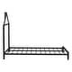 preview thumbnail 38 of 46, Metal Platform Bed with House-Shaped Headboard for Kids