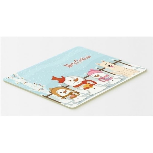 Carolines Treasures BB2376CMT Merry Christmas Carolers White German Shepherd Kitchen or Bath Mat 20 x 30