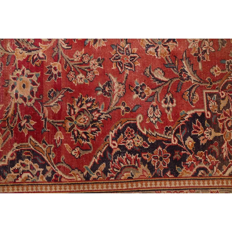 ECARPETGALLERY Hand-knotted Antalya Vintage Red Wool Rug - 9'8 x 12'4