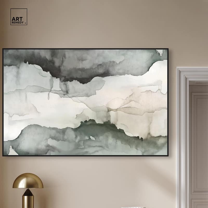 Pigment Flow Canvas by Art Remedy