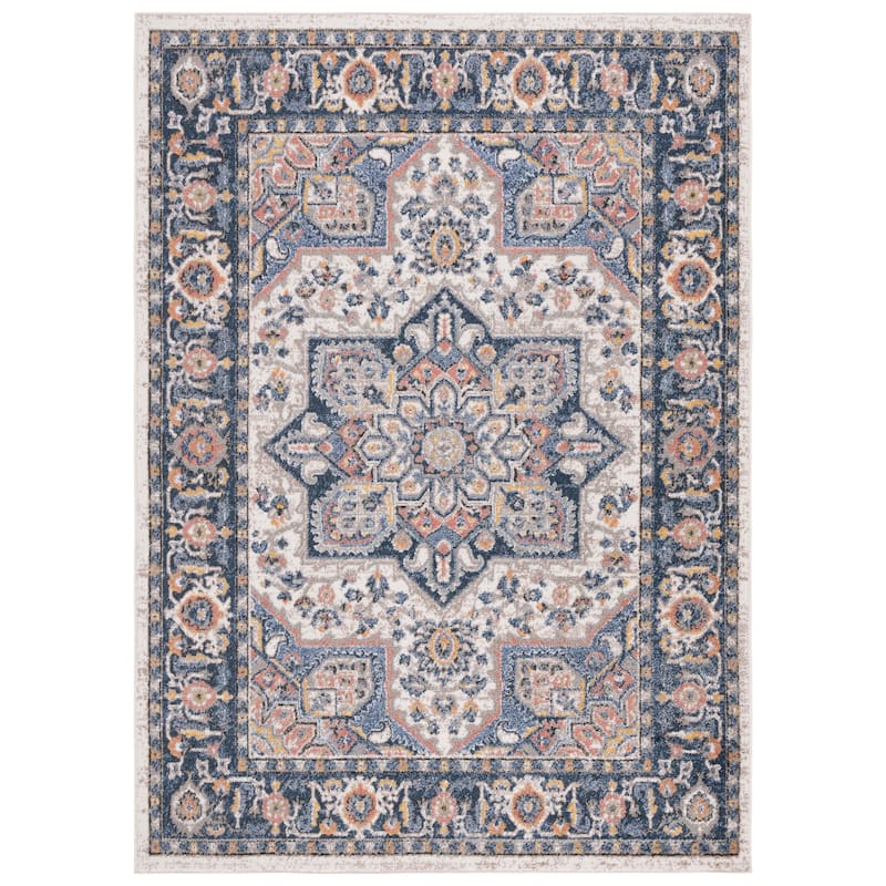 SAFAVIEH Astoria Margund Oriental Rug - 5'3" x 7'6" - Blue/Rust