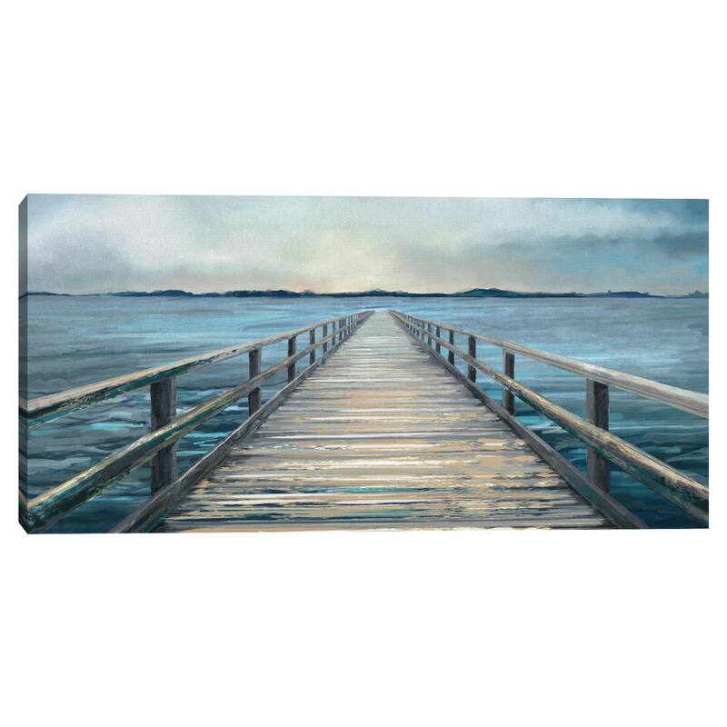 Coastal Horizon Panel II by Studio Arts Canvas Art Print