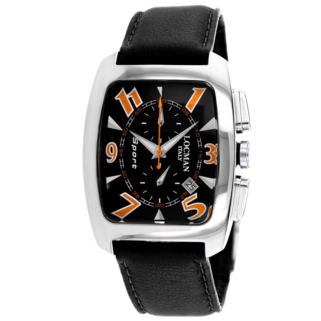 Locman Men's Classic Black Dial Watch - 484BKNOR - 6 (36)