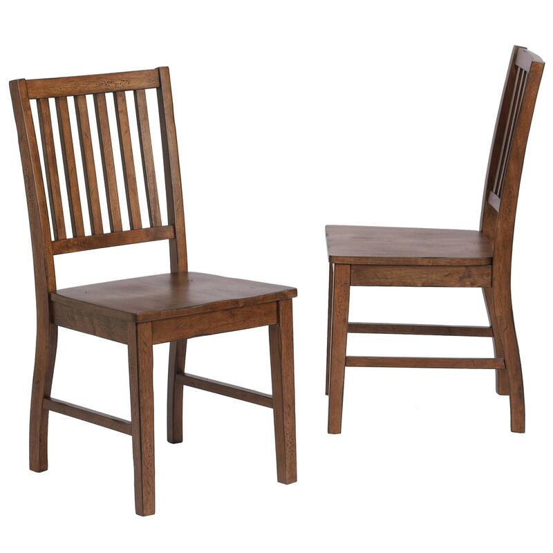 Rectangular Dining Table Set with 6 Chairs - 60" Table, Seats 7 - Home Kitchen Furniture