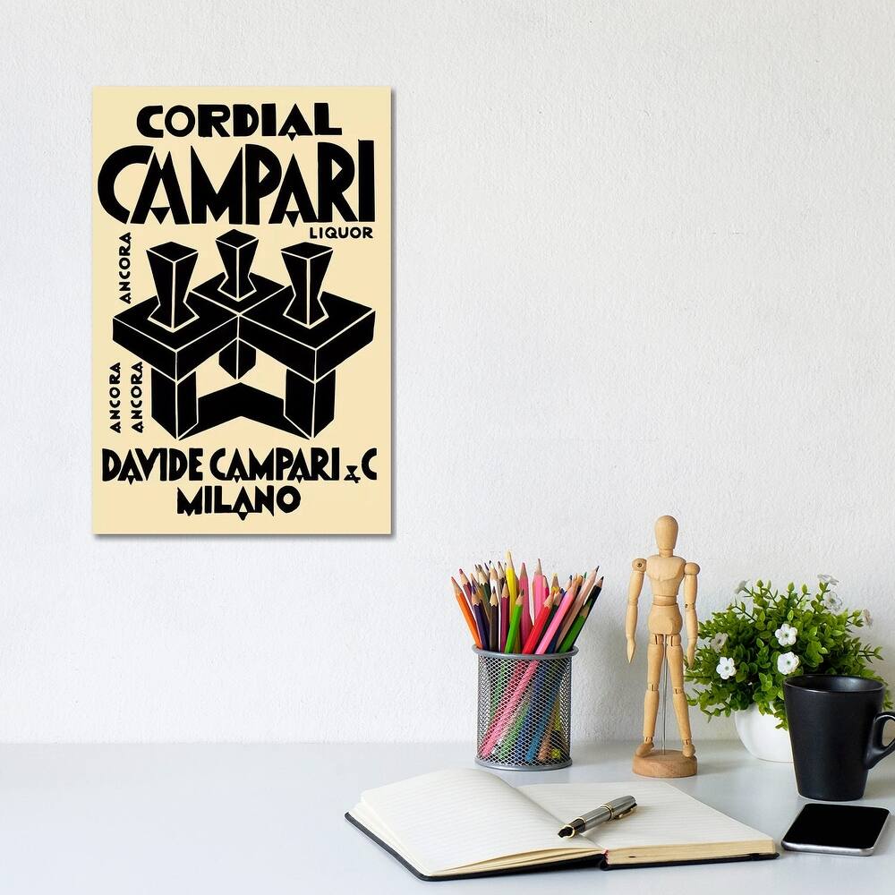 iCanvas "Cordial Campari Liquor" by Vintage Apple Collection Canvas Print