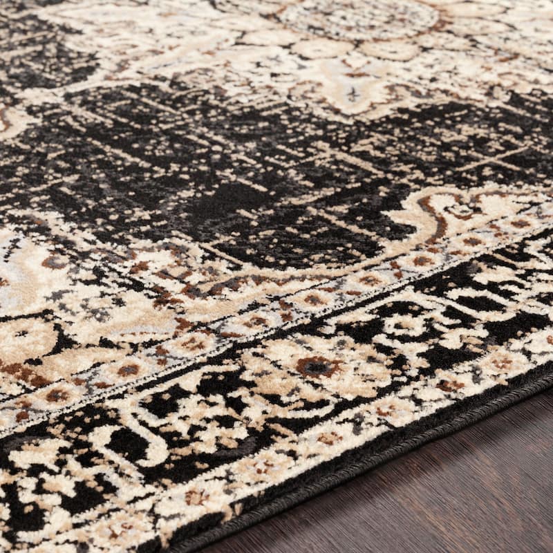 Livabliss Traditional Paramount Medallion Area Rug
