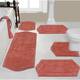 Home Weavers Waterford Collection 5 Piece Genuine Cotton Bath Rugs Set
