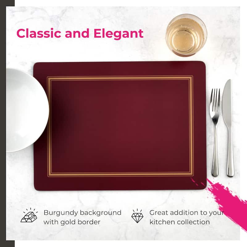 Pimpernel Set of 4 Classic Placemats - 15.7" x 11.7" each