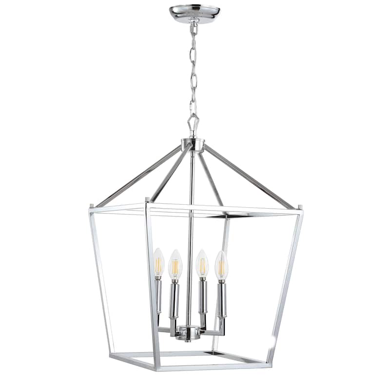 Marion Lantern Metal LED Pendant, by JONATHAN Y