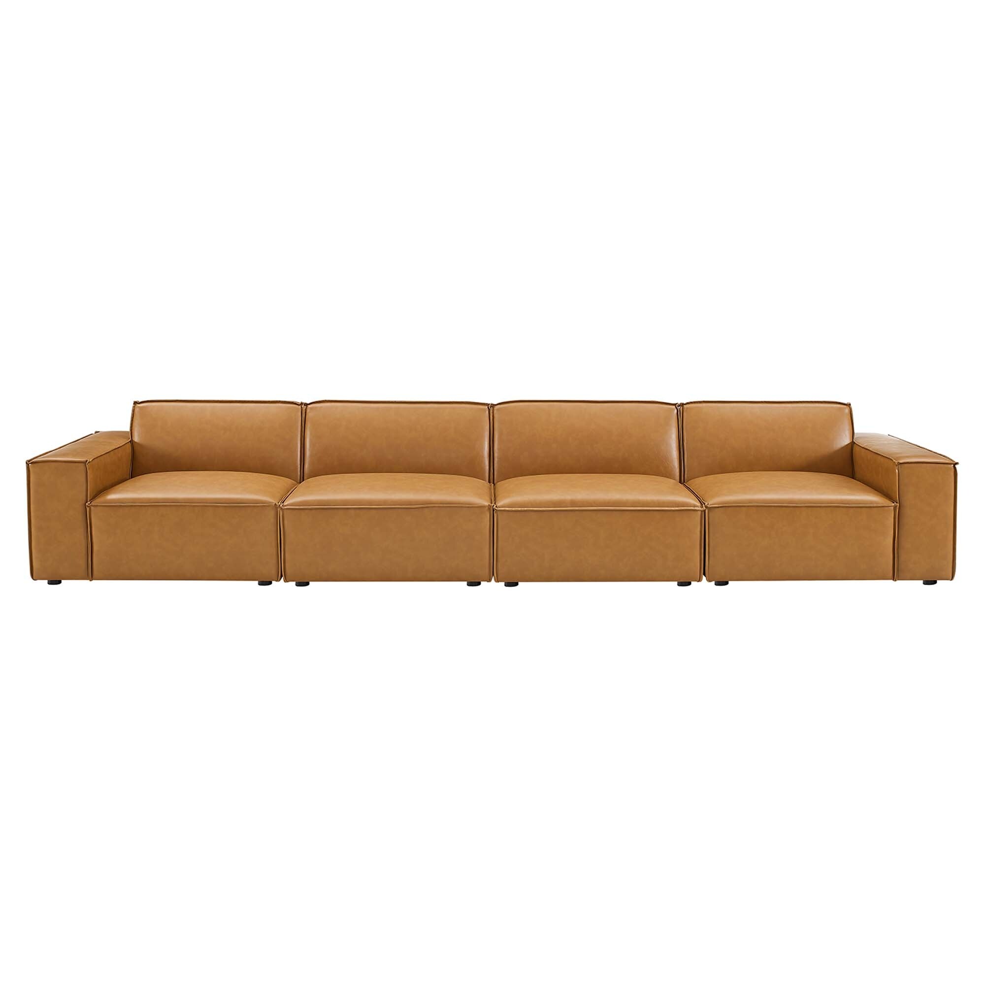 Restore Vegan Leather 4-Piece Sofa - On Sale - Bed Bath & Beyond - 32403104 | Gästehandtücher