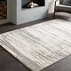 preview thumbnail 1 of 16, Livabliss Teddy Grey Abstract Modern Area Rug Grey - 2' x 3'