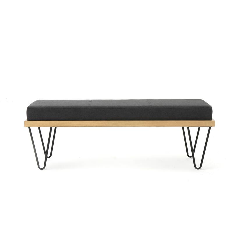 Mid-century Modern Upholstered Bench