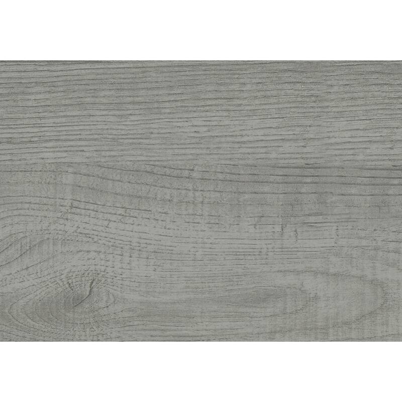 Contemporary 48" TV Stand, Grey Wood-Look Finish with Black Metal Frame, Storage Drawer for Media Devices