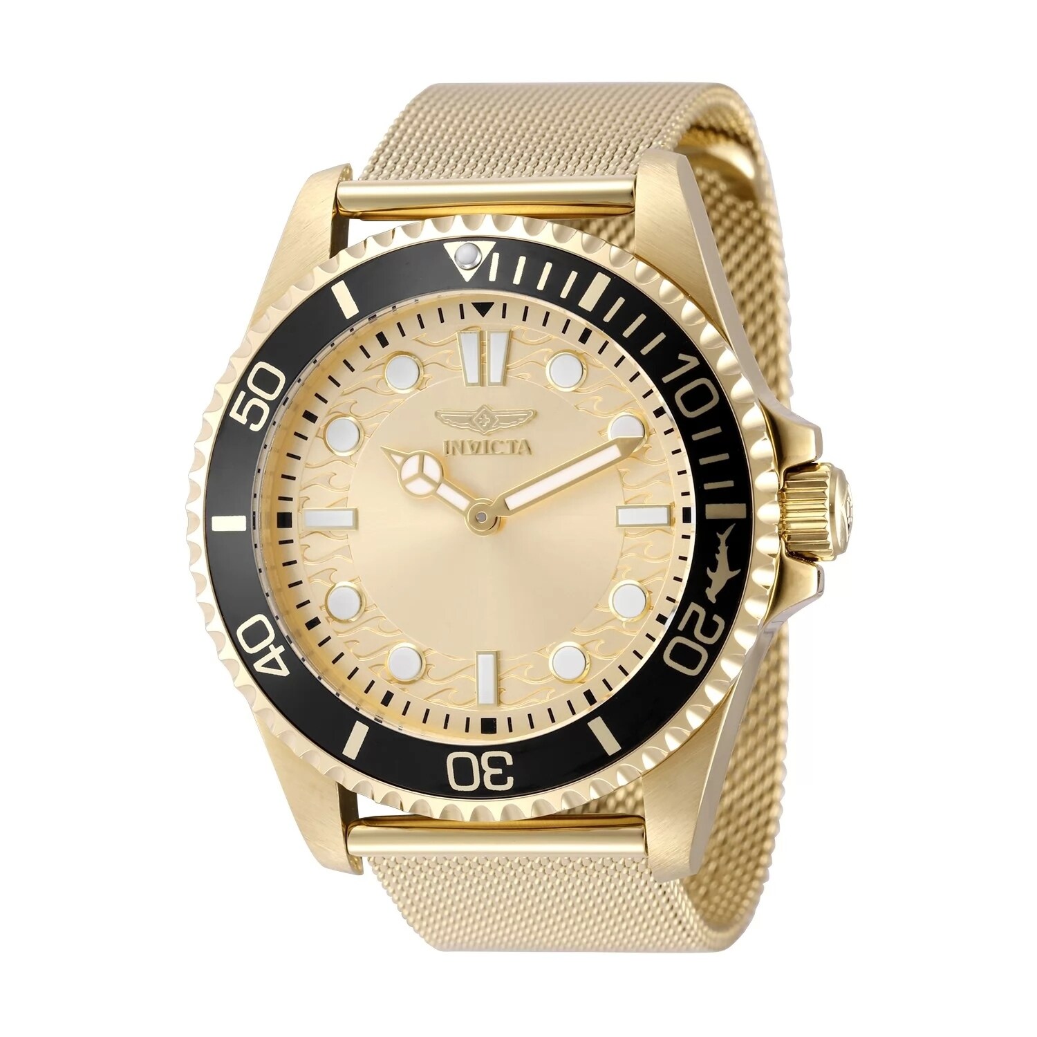 Invicta Men's 49690 Pro Diver Quartz 2026 Brass Dial Watch - Gold