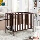 preview thumbnail 11 of 23, Suite Bebe Palmer Mini Crib With Mattress Pad Brown