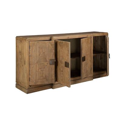 O'Connell 80-inch 4-Door Buffet, Brown