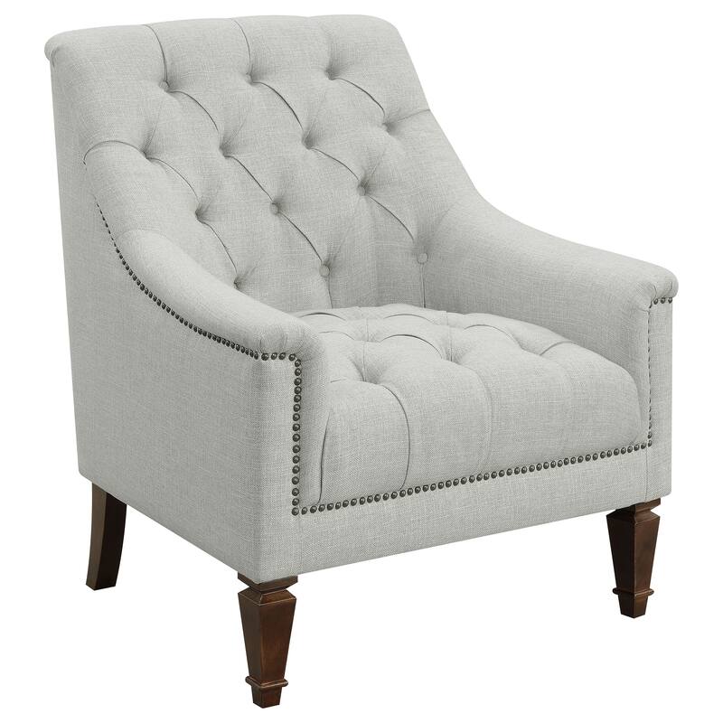 Avonlea Grey Upholstered Sloped Arm Sofa Set