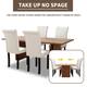 High-Back Tufted Nailhead Upholstered Dining Chairs (Set of 6)
