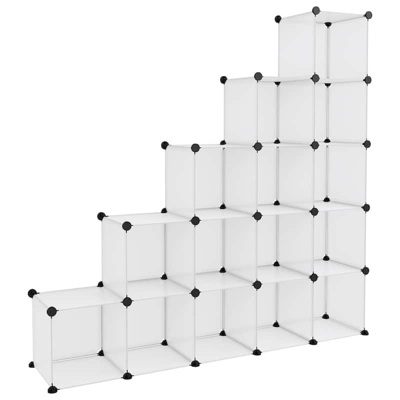 vidaXL Storage Cube Organizer with 6/12/15 Cubes
