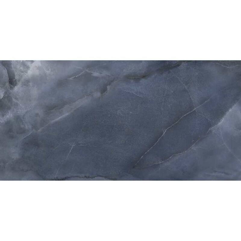The Tile Life Geo Lust 24x48 Blue Porcelain Floor & Wall Tile