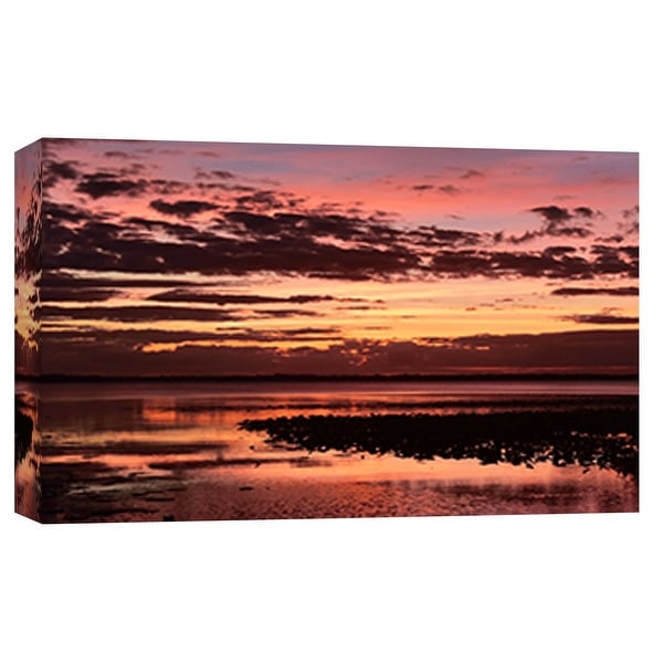 PTM Images 9-101823 PTM Canvas Collection 8" x 10" - "Lake Lochloosa #2" Giclee Nautical and Ocean Art Print on Canvas