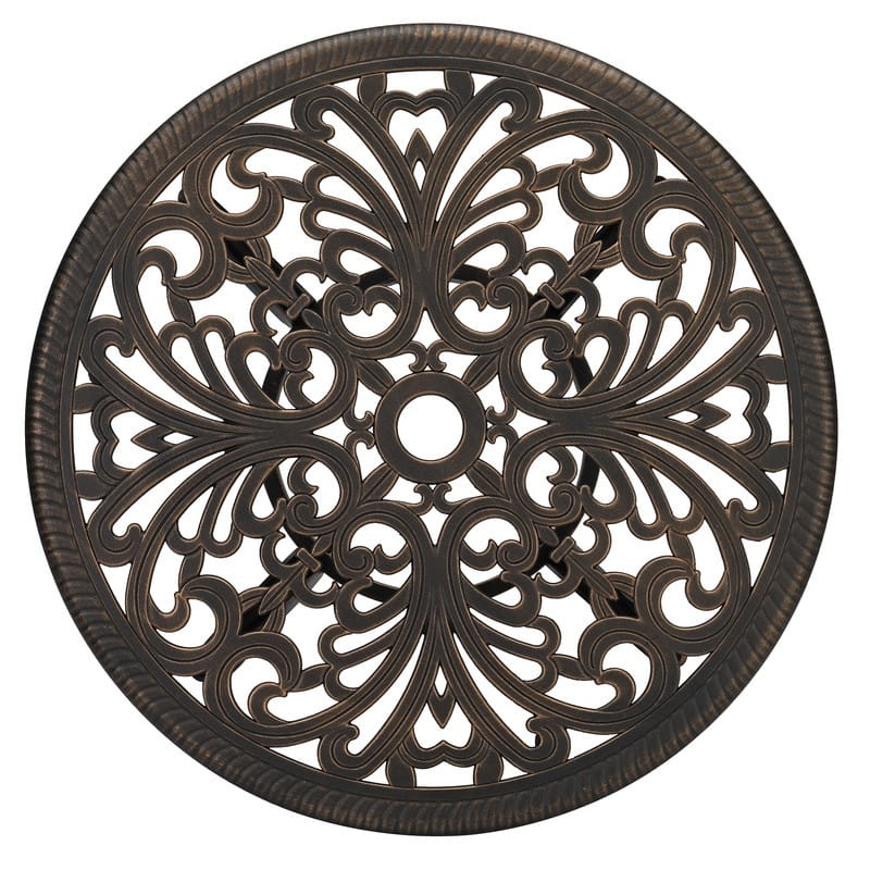 Patio 23.6" Cast Aluminum Dining Table