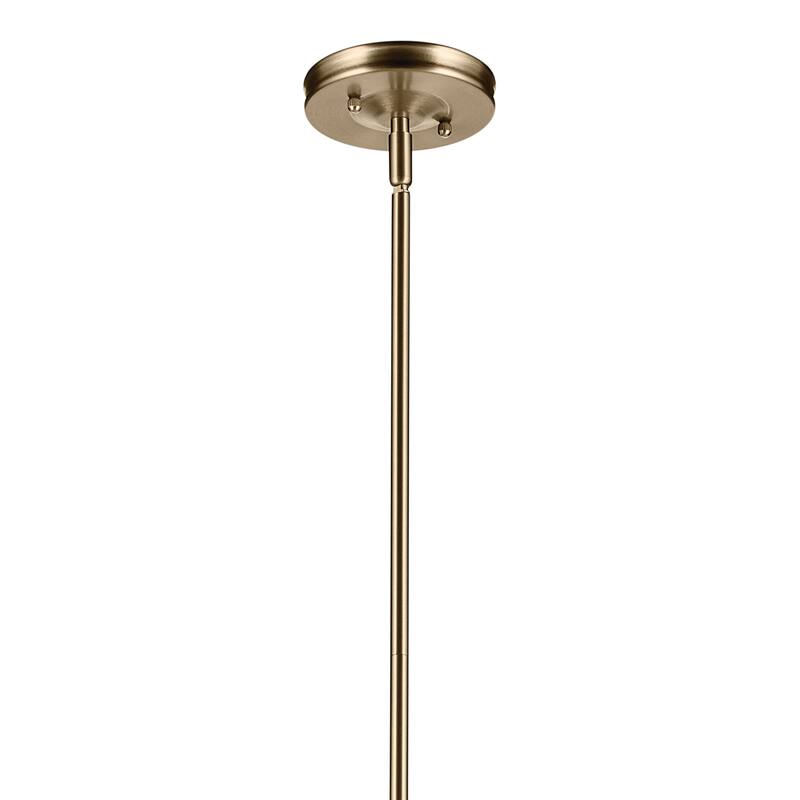 Kichler Lighting Laria 10.25 Inch 1 Light Pendant with Opal Glass in Champagne Bronze