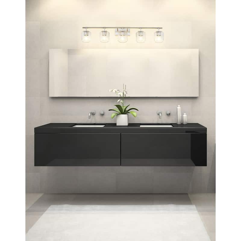 Z-Lite Landon 5 Light Vanity - Brushed Nickel