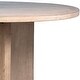 preview thumbnail 9 of 39, Landon Round Reclaimed Pine Natural Finish Dining Table with Cross Base