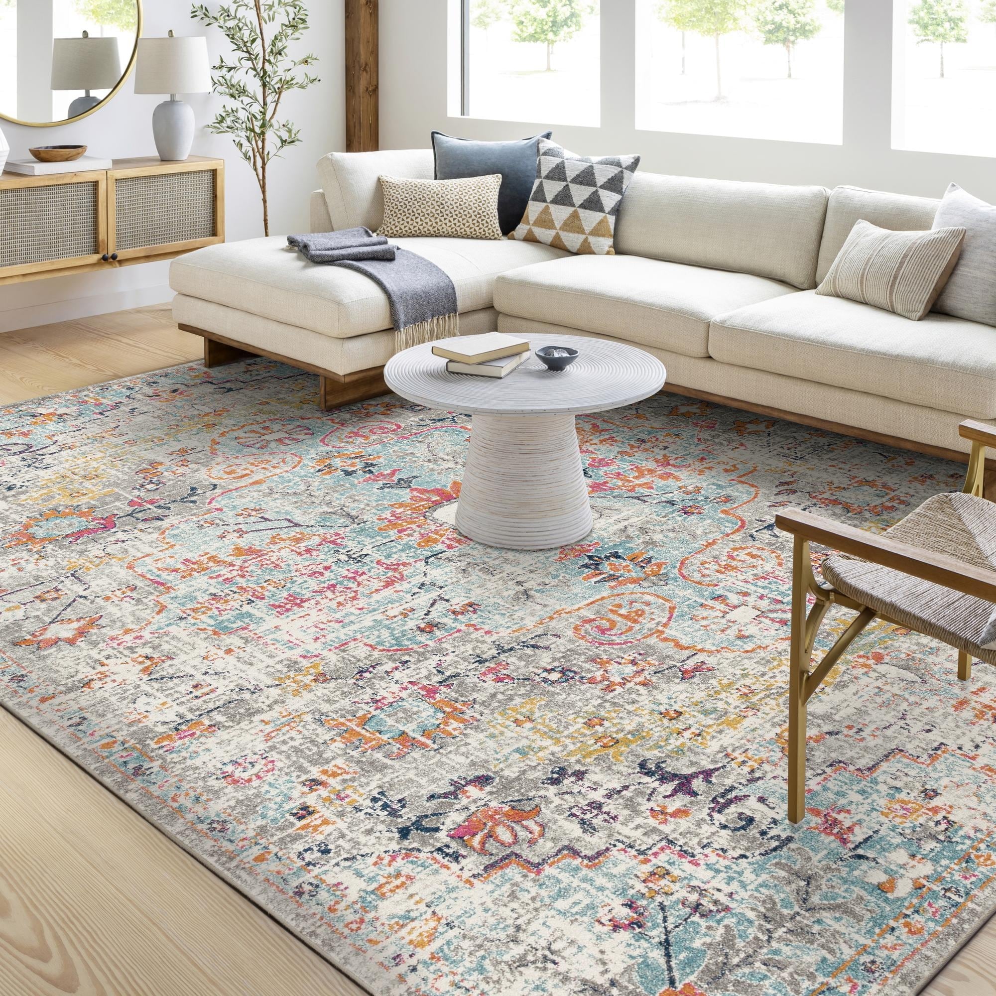 Artistic Checkerboard: 8' x 10' Living Room Carpet – Eco Crave