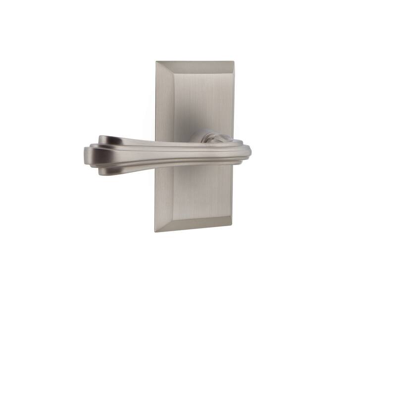 Nostalgic Warehouse Fleur Non-Turning One-Sided Door Lever with Studio
