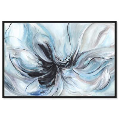 Soft Blues Canvas by Art Remedy