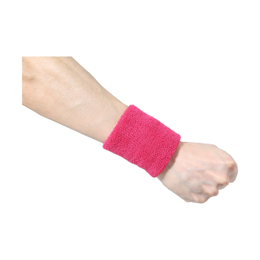 Shop Athletic Cotton Terry Cloth Thick Wrist Protector Sweatband