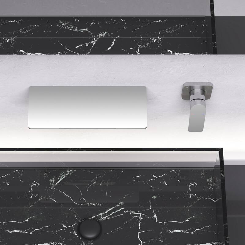 Wall mount Waterfall Bathroom Sink Faucet