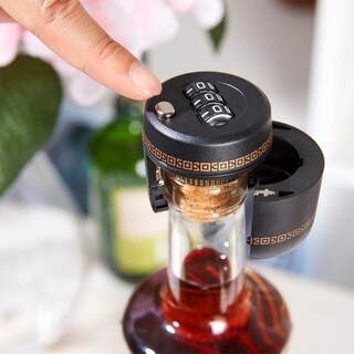 3 Digit Liquor Bottle Lock3 Digit Liquor Bottle Lock - As Image - Bed
