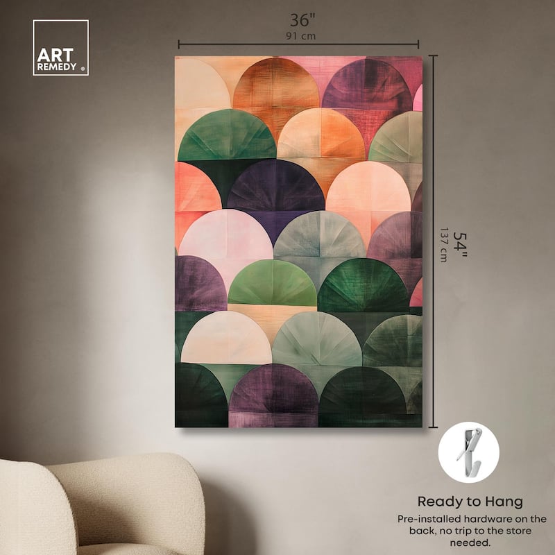 Rising Suns Canvas by Art Remedy, Gallery Wrapped