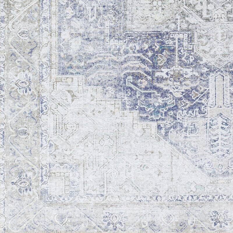Livabliss Riya Vintage Medallion Machine Washable Area Rug