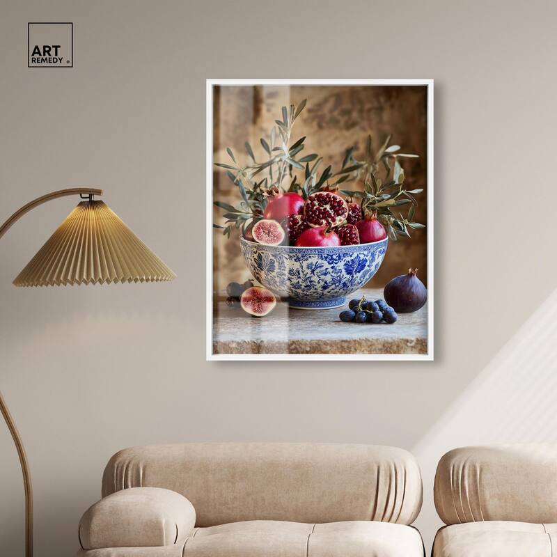 Grape Gathering Shadowbox by Art Remedy