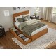 preview thumbnail 25 of 157, AFI Nantucket Platform Bed with Matching Footboard & Storage Drawers