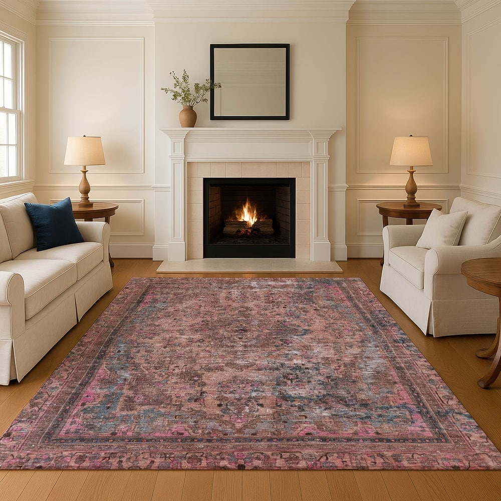 Premium Washable Super Soft Vintage Traditional Mayfield Rug
