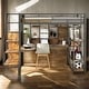 preview thumbnail 16 of 26, Metal Full Size Loft Bed with Small Wardrobe, Built-in Desk and Storage Staircase