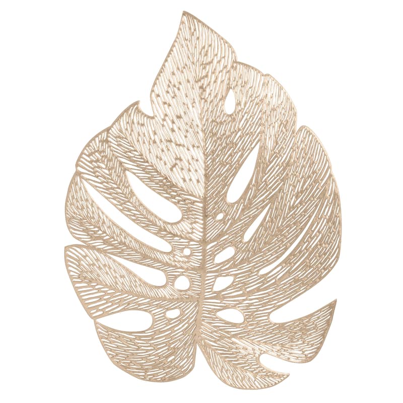 Home Details 4 Pack Leaf Shape Placemat