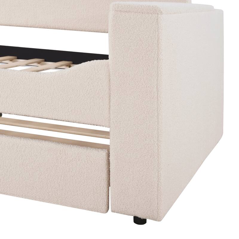 Daybed with Storage Armrests and Bluetooth Audio