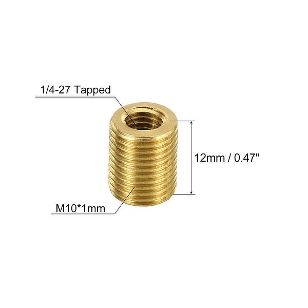 M10 to 1/427 Sleeve Reducing Nut 12mm Hollow Tube Adapter Coupler