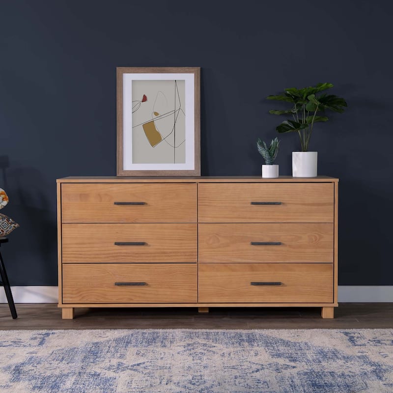 Grain Wood Furniture Loft 6-Drawer Dresser - Acacia