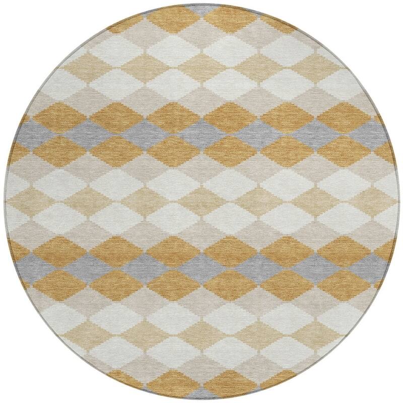 HomeRoots Geometric Transitional Rectangle Outdoor Rug