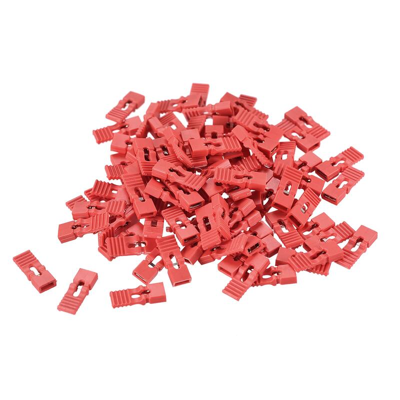 100pcs 2.54mm Jumper Cap Lengthened Short Circuit Connection Cap Red