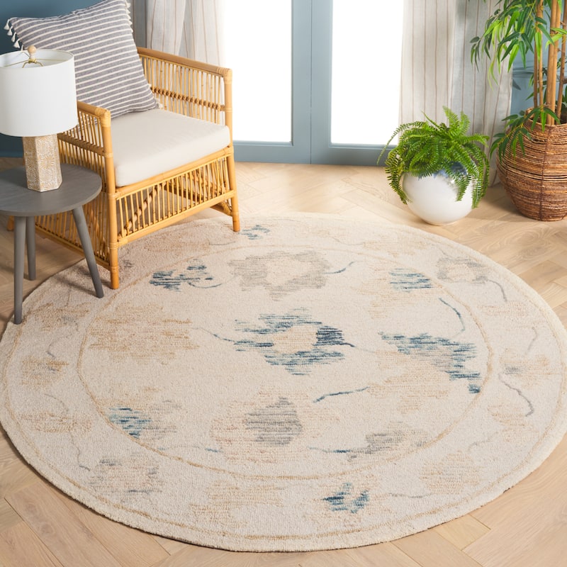SAFAVIEH Handmade Abstract Fabiana Wool Rug